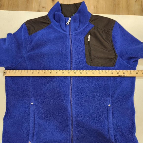 L-RL Lauren Active Ralph Lauren Mens Size Large Blue Fleece Jacket Fu… - Picture 9 of 12